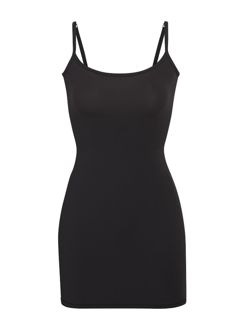 🖤 SKIMS • Fits Everybody Mini Slip Dress in Onyx - Picture 4 of 14